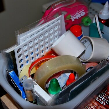 glue, adhesive, tape runner, glue gun, sticky tape, wash glue organizer and storage