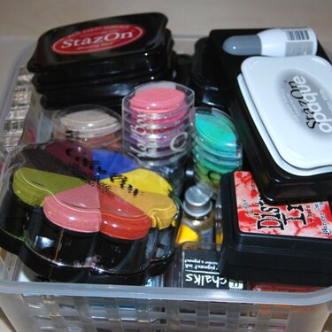 ink and ink pad storage and organize idea