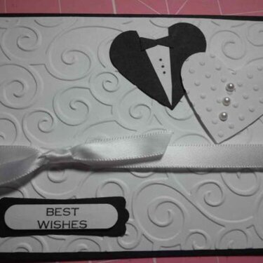 Mr. and Mrs. Wedding Card