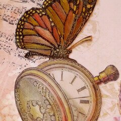 LaBlanche Monarch Butterfly & Pocketwatch