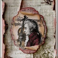 New LaBlanche Stamp Company - Mozart with Violin