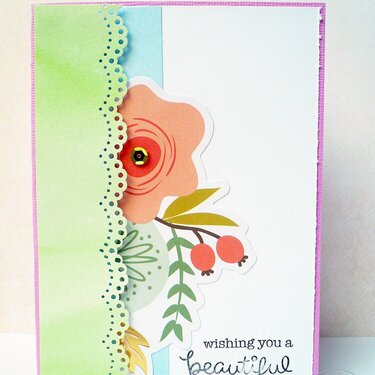 Wishing you a beautiful day - card