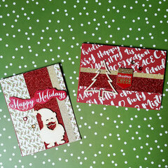 Glitter Christmas cards