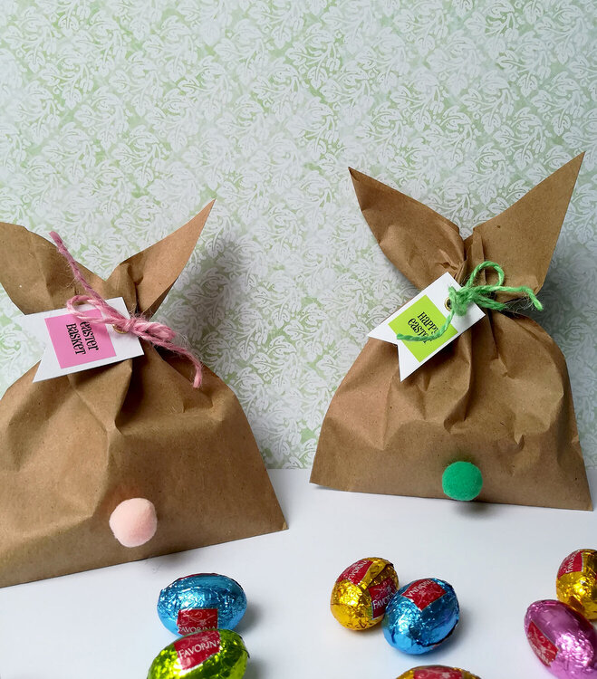 Easter bunny gift bags