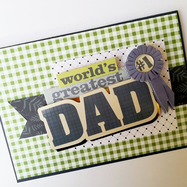 World&#039;s greatest dad card