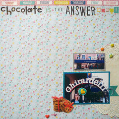Chocolate is the answer!!!!