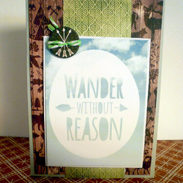 Wander without reason