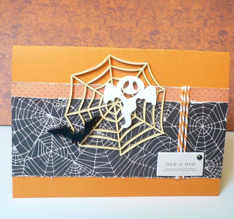 Trick or treat card for Halloween