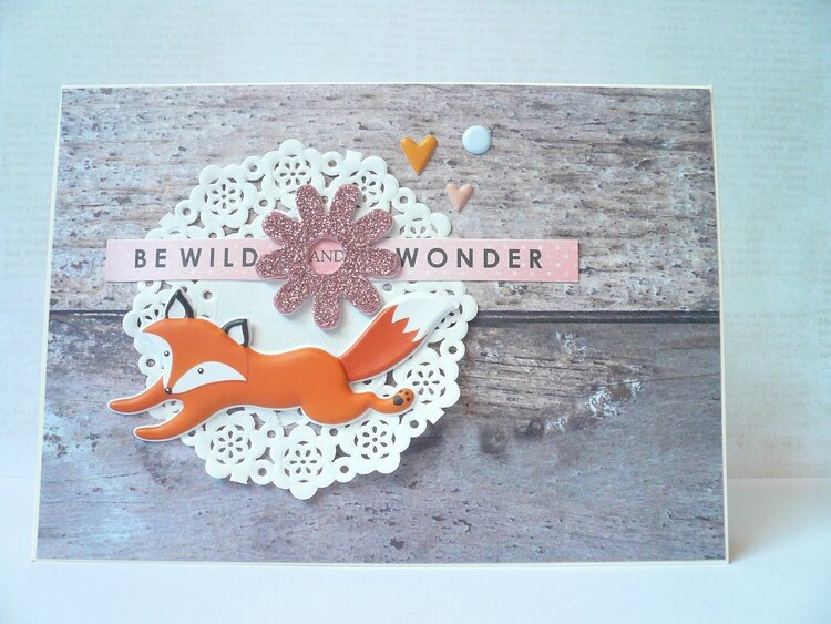 Be wild and wonder - card