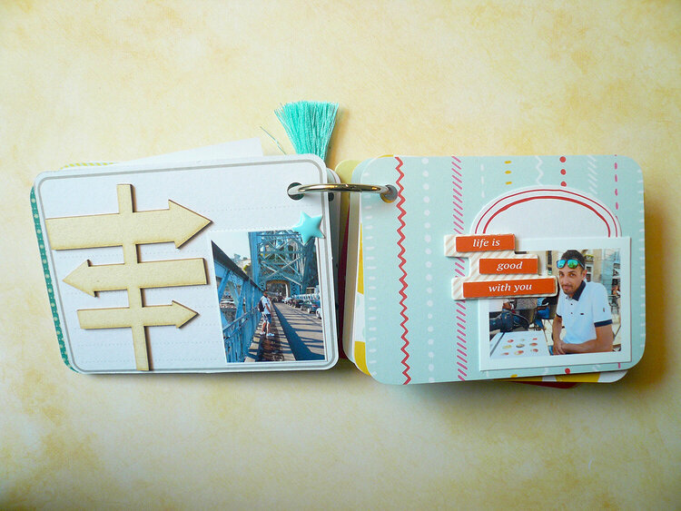 Mini album with Project Life cards