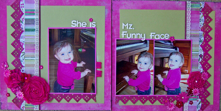 Mz. Funny Face Two Page Layout