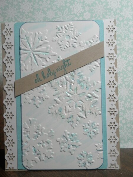 Dry embossing online card class