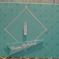 Clean and Simple B day card for my Hubby