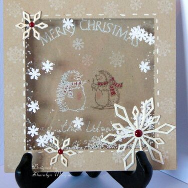 Window Shaker card for Holiday Card Class 2013