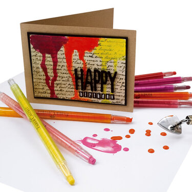 Paper Crafter Crayon Card!