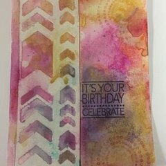Ice Layer Birthday Card