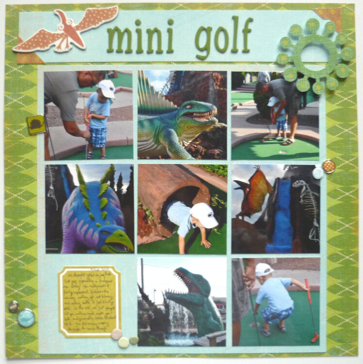 Dino Mini Golf- jengd