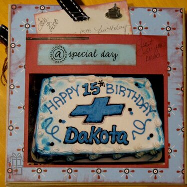 Dakotas 15th Birthday Book