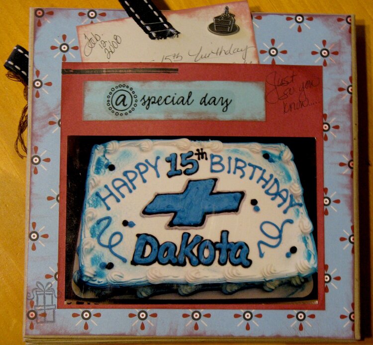 Dakotas 15th Birthday Book