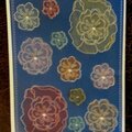 Blue flower card