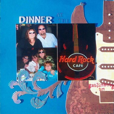 Dinner at the Hard Rock Cafe