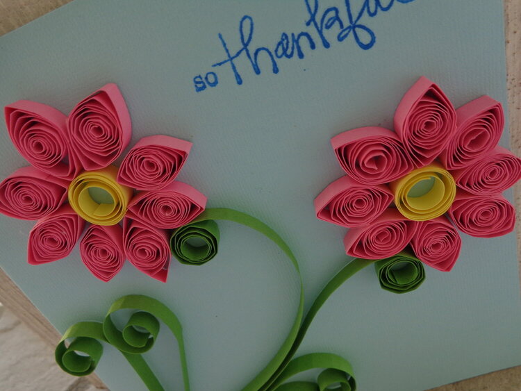 So Thankful Quilling Card