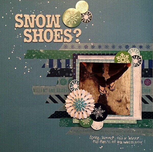 Snow Shoes **My Creative Scrapbook**