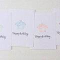 Neon Birthday Cards