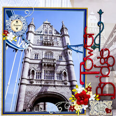 TOWER BRIDGE, London UK - LEFT SIDE