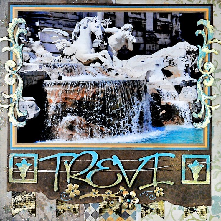 Trevi Fountain, Rome, Italy - LEFT SIDE