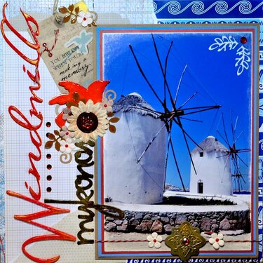 Windmills of Mykonos - LEFT SIDE