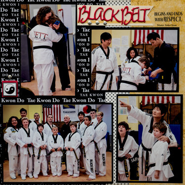 TAEKWONDO - Black Belt - LEFT SIDE