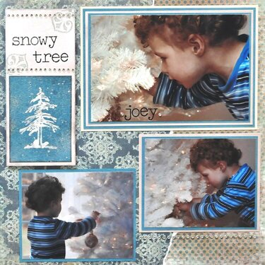 Snowy Tree - RIGHT SIDE