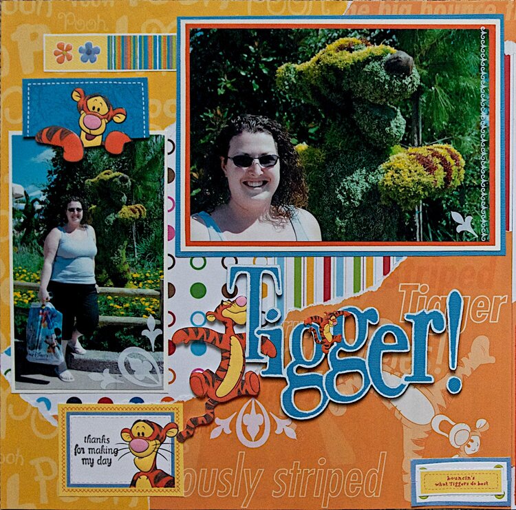 Tigger &amp; Pooh!  Disney World, Florida - LEFT SIDE