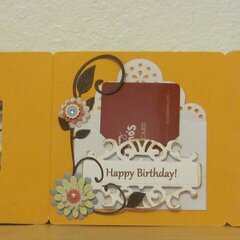 Owl Birthday Tri-Fold Card - 3