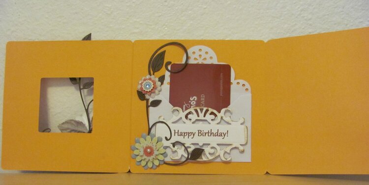 Owl Birthday Tri-Fold Card - 3