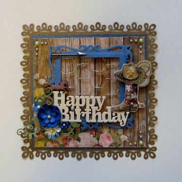 Country Birthday Card
