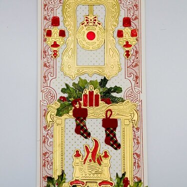 Christmas Fireplace Card