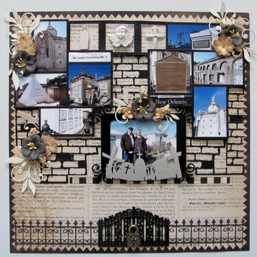 New Orleans -  St. Louis Cemetery Collage