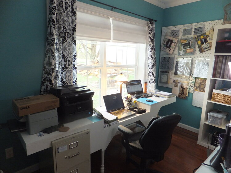 My new scrap room - office
