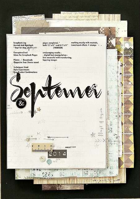 My September Design Journal