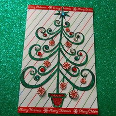 Christmas Card with Sparkle!!