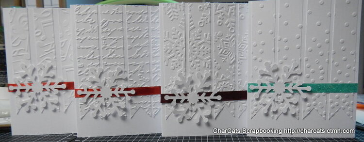 snowflake Christmas cards