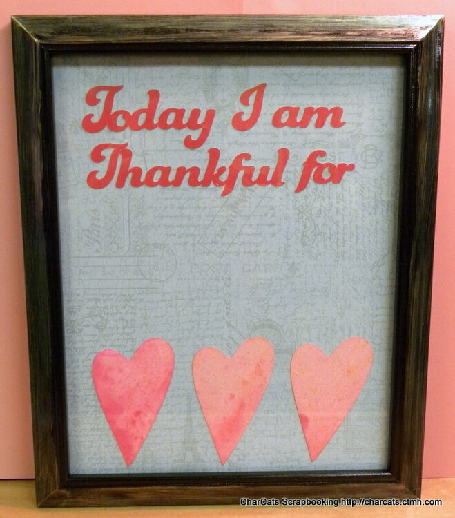 Today I am Thankful for....