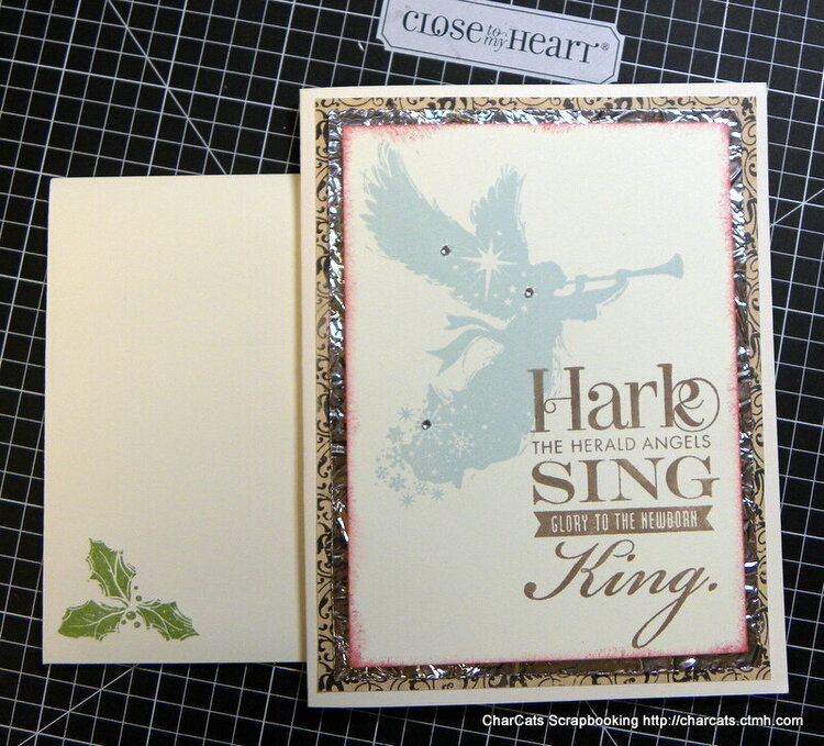Hark- Angel Christmas card