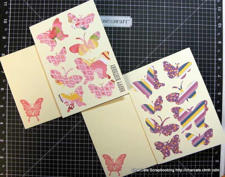 Birthday Butterflies card