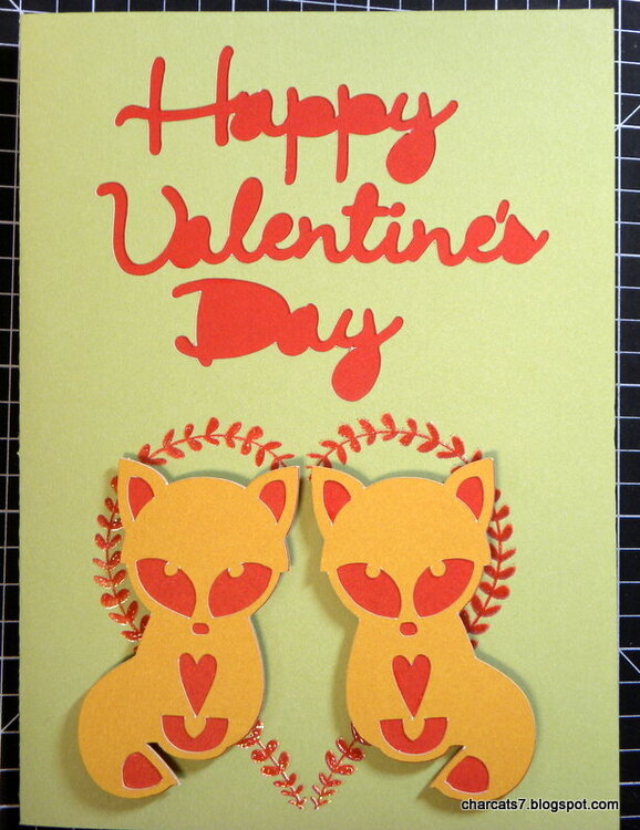 Happy Valentine&#039;s Day - foxes