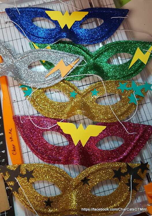 super hero masks for a fundraiser
