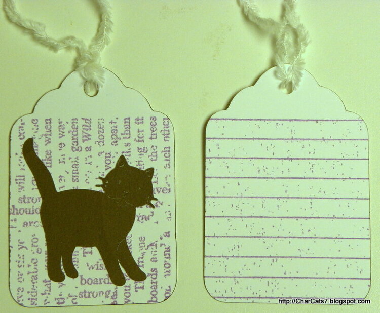 Pet Swap- cat journal tag