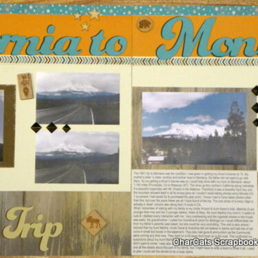 California to Montana